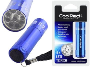 CoolPack LED DŽEPNA SVJETILJKA Mala baterijska 9 LED dioda