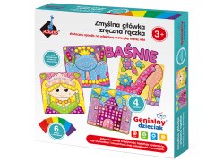 Pjenasti MOSAIC Naljepnice Bajke 4 Slike Pametna glava