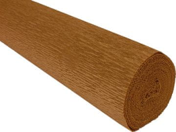 Cartotecnica Rossi Krep papir TALIJANSKI NABIT PAPIR Svijetlosmeđi 180g Krep br. 567 ORAŠASTA SMEĐA
