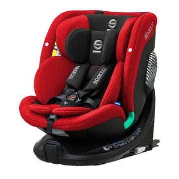 Sparco AUTOSJEDALICA OKRETNA ZA 360° SK7000I CRVENA 0-36 KG / 40-150 CM