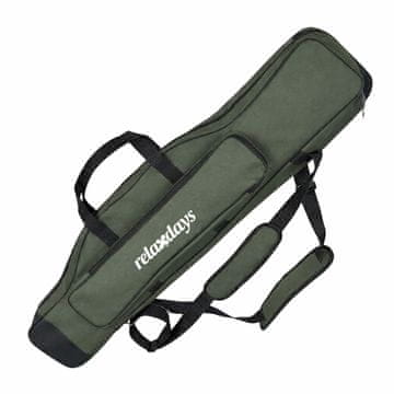 Northix Torba za štap za pecanje, 5 pretinaca, zelena, 100 cm