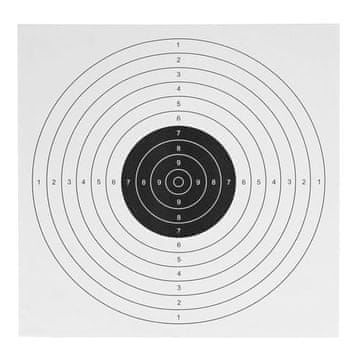Northix Papir za mete za gađanje 50x50 cm, pakiranje od 100 komada