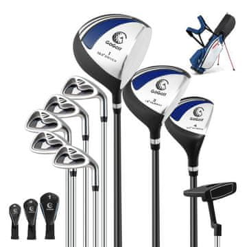 Northix Muški set od 9 golf palica s torbom za postolje, 460cc driver