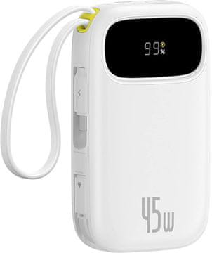 BASEUS Powerbank EnerFill FC31 20000 mAh 45W Bijela (6932172695811)