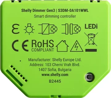 Shelly Dimmer Gen3 prigušivač (_Dimmer_Gen3)