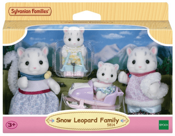 Sylvanian Families Set figurica Obitelj snježnog leoparda SLV5814 (5054131058145)