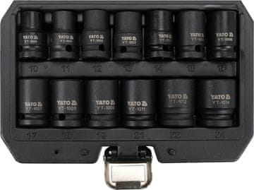 YATO YT-10251 Set udarnih nasadnih ključeva 1/2" 13 dijelova (5906083104923)