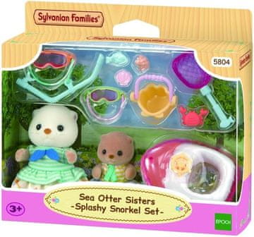 Sylvanian Families Set Sea Otter Sisters Splashy Disalica za disanje (SLV5804)