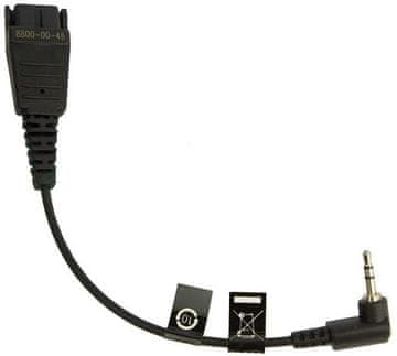 Jabra QD kabel na 2,5 mm Jack kutni utikač crni (8800-00-46)