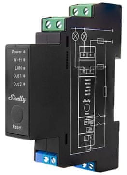 Shelly Pro 2PM pametni prekidač (3800235268032)
