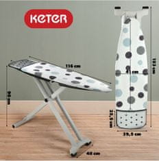 CURVER Keter Lotus daska za glačanje bijela (7290002166726)