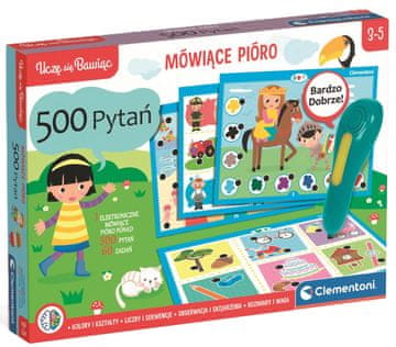 Clementoni Interaktivna igra Govoreći Pen 500 Pitanja (8005125507825)