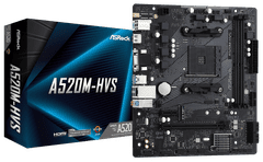 ASRock A520M-HVS matična ploča (sAM4, AMD A520, PCI-Ex16)