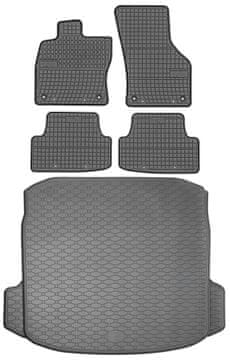 Audi A3 III 8V Sedan od 2012-2020. Set - gumeni podmetači za automobil + prostirka za prtljažnik