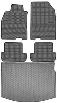 Renault Megane III Hatchback od 2009-2015 set - gumeni podmetači za automobil + prostirka za prtljažnik