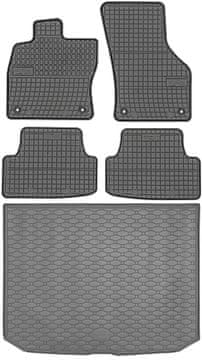 Audi A3 III Sportback od 02.2013-03.2020. Komplet - gumeni podmetači za automobil + podloga za prtljažnik