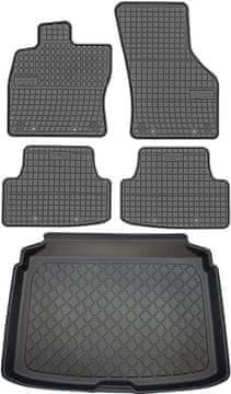 Audi A3 III 8V Sportback od 02.2013. do 03.2020. Komplet - gumene prostirke za automobil + prostirka za prtljažnik