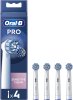 Pro Sensitive Clean glave električne četkice za zube, 4 kom. bijele (8006540847961)