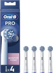 Oral-B Pro Sensitive Clean glave električne četkice za zube, 4 kom. bijele (8006540847961)