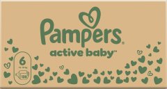 Pampers Active dječje pelene veličina 6 (Extra Large) 13-18 kg 128 kom (8006540032688)
