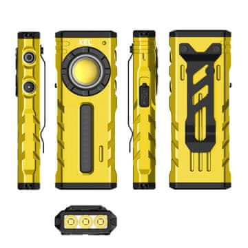slomart PLASTROL KEL LP-3AI inspekcijska svjetiljka, 1800 lm, 2000 mAh, USB-C, IPX6, IK07