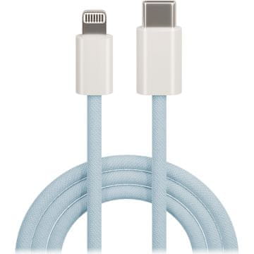 maXlife Maxlife kabel USB-C - Lightning, 1m, 27W, plavi, najlon