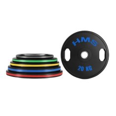 Northix Olimpijski gumeni utezi, 2 x 20 kg
