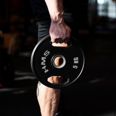 Northix Olimpijski utezi, gumirani, 2 x 5 kg