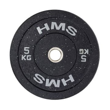 Northix Olimpijska odbojna ploča, 5 kg, siva