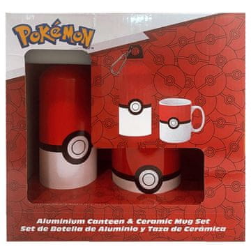 Northix Set Pokemon šalica i aluminijskih boca za kolekcionare