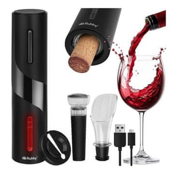 Northix Električni otvarač za vino, automatsko punjenje putem USB-C kabla