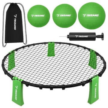 Northix Mini odbojkaški set Roundnet s 3 lopte i pumpom