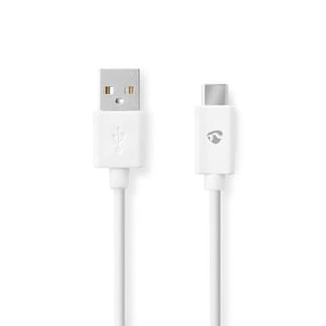 Nedis USB-C na USB-A kabel, 1 m, 480 Mbps, crni