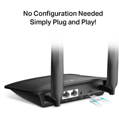 TP-Link TL-MR100 300Mbps N 4G LTE usmjerivač, 2x RJ45