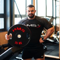 Northix Olimpijski utezi, 2x25 kg, čelik i djevičanska guma