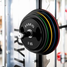 Northix Olimpijski utezi, 2x25 kg, čelik i djevičanska guma