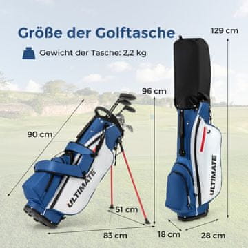 Northix Kompletni set golf palica s torbom za ljevake