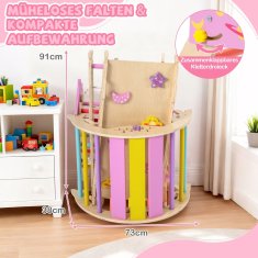 Northix Drveni Montessori set za penjanje 8 u 1 za djecu