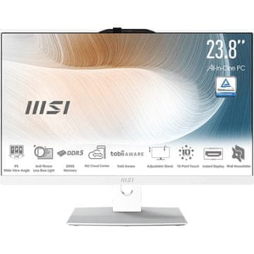 All-in-One računalo Modern AM242TP 1M-2021XEU Core 5 / 16GB / 512GB SSD / 24" FHD / Touchscreen / Windows 11 Pro (bijelo)