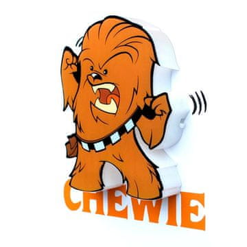 Northix Star Wars Chewbacca 3D mini lampa, LED svjetlo za djecu