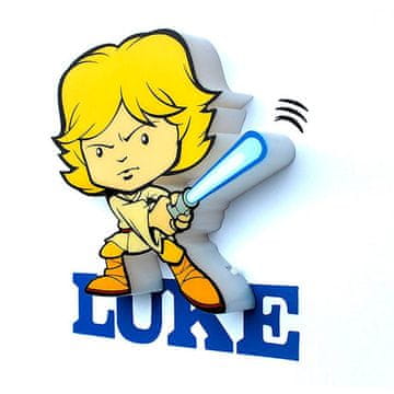 Northix Mini lampa Star Wars 3D Light FX - dizajn Lukea Skywalkera