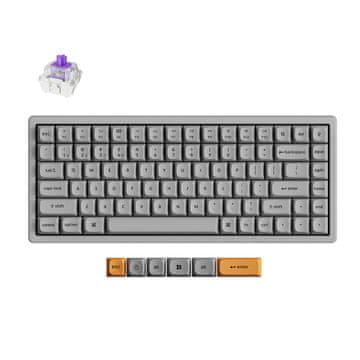 Keychron K2 HE bežična tipkovnica, 75%, Nebula prekidači, bijela (K2H-F1C)