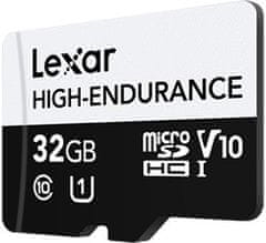 Lexar visokoizdržljiva microSDHC 32GB UHS-I memorijska kartica (LMSHGED032G-BCNNG)