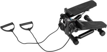 DE fitness stepper s ekspanderima i pultom (5905817007141)