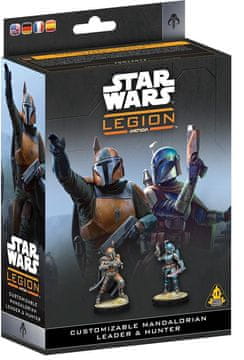 Proširenje za društvenu igru Star Wars Legion 2.0: Prilagodljivi vođa i lovac Mandalorianaca (engleska verzija) (841333136406)