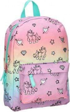 Vadobag Milky Kiss ruksak za vrtić s motivima duge i jednoroga 33 x 23 x 12 cm (8712645263956)