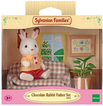 Sylvanian Families Čokoladni tata zeko na garnituri (SLV5013)
