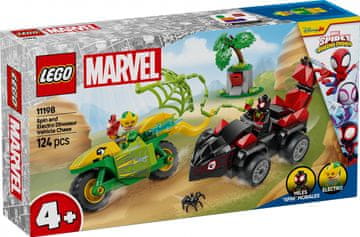 slomart Kocke SPIDEY 11198 Spider-Manov lov na Electra u dino-vozilu