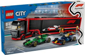 CITY Kocke City 60445 Kamion F1 s bolidima RB20 i AMR24