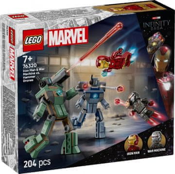 SUPER Kocke Super Heroes 76320 Iron Man i War Machine protiv Hammerovih dronova